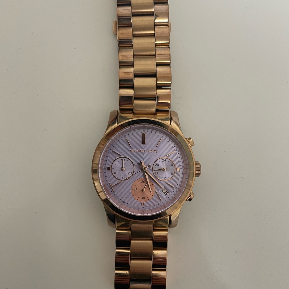 Michael Kors Gold and Silver Watch
